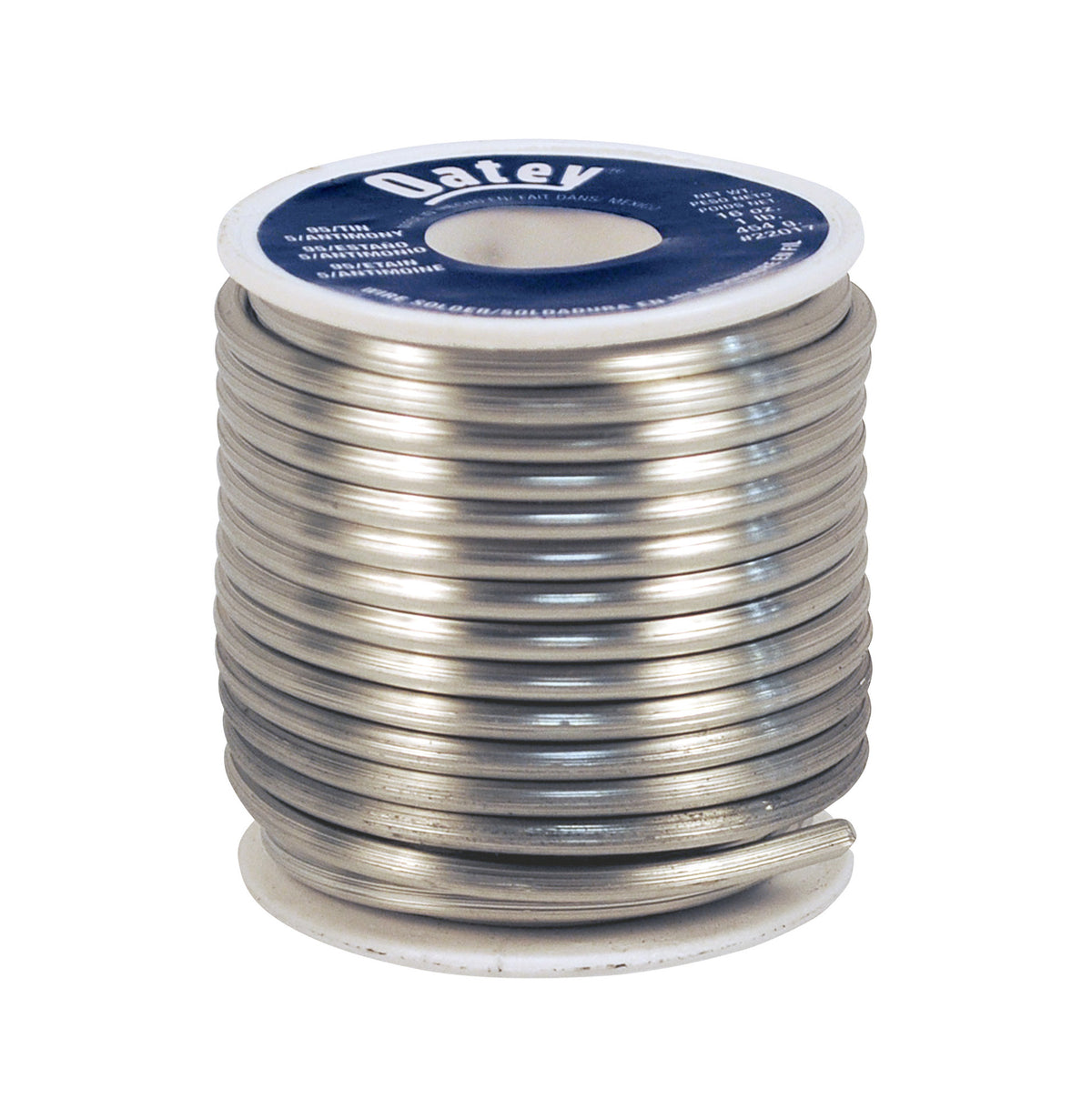 Oatey 22018 95/5 Lead Free Plumbing Wire Solder 1 lbs, Silver