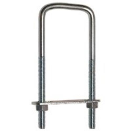 National Hardware 222372 Square Bend U-Bolt, 3" x 7", Zinc plated