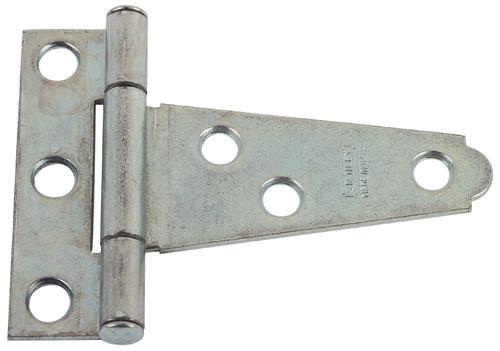 Stanley 14-2450 Light T-Hinge, 3", Zinc Plated