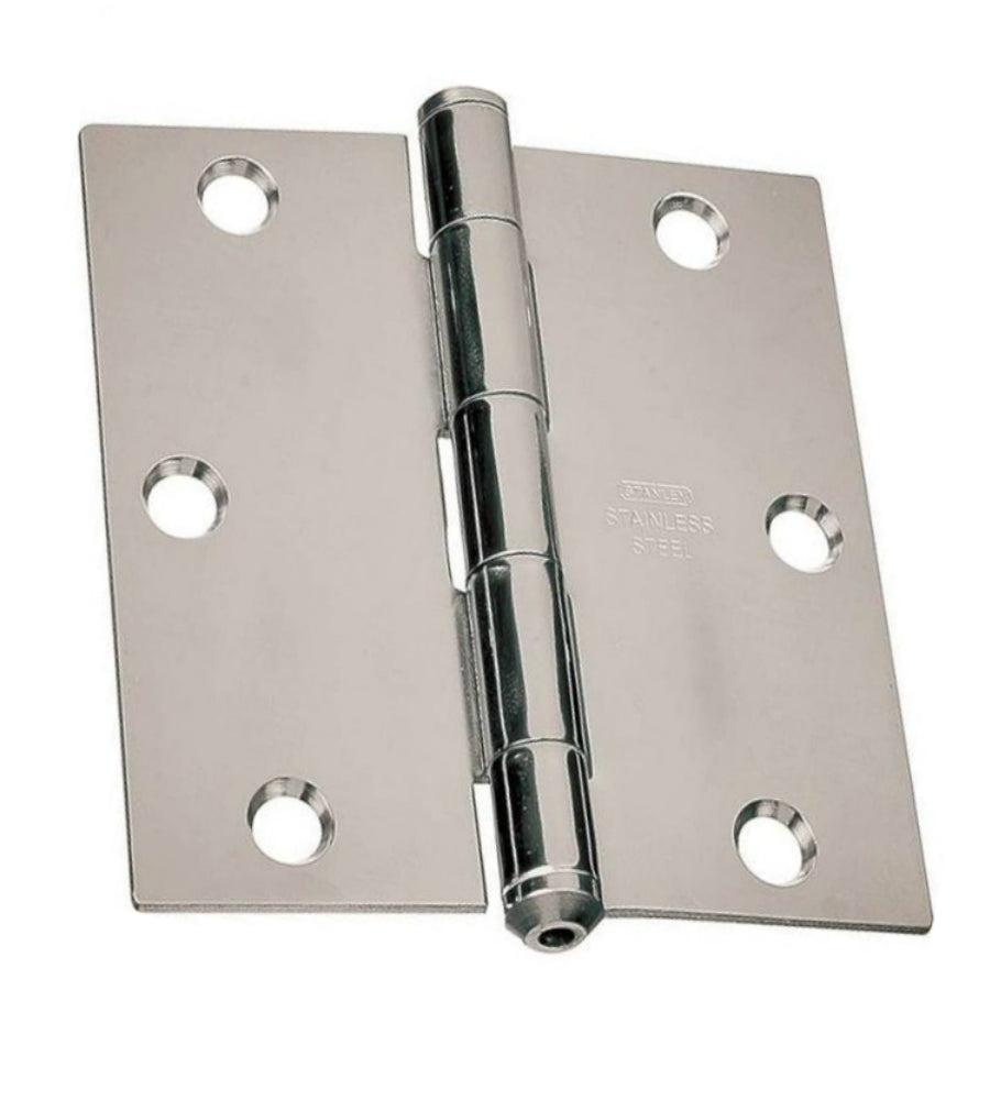 Stanley 751475 Utility Hinge, 3" x 3", Zinc Plated
