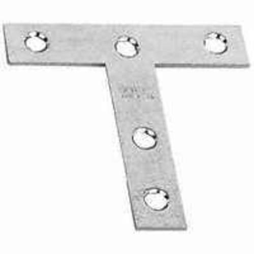 Stanley Hardware 755750 Zinc Plated Steel T-Plate, 3" x 3"