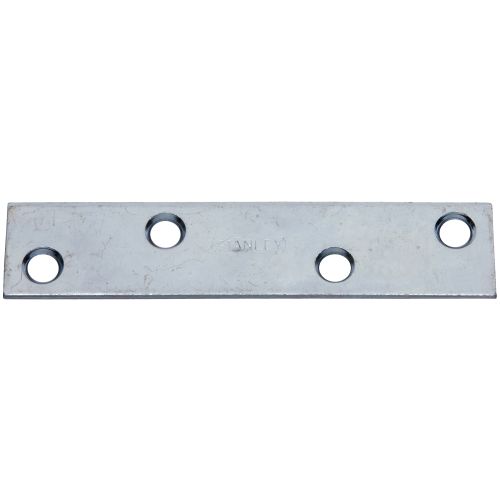 Stanley 755851 Hardware Mending Plate, 4" x 5/8", Zinc Plated
