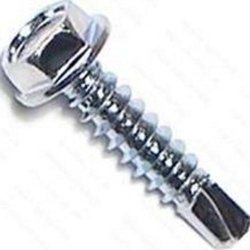 Midwest 03283 Self-Drilling Screw, Zinc Plated, Hex Washer Head, 3/4"