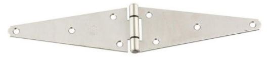 Stanley Heavy Duty Strap Hinge, Stainless Steel, 8"