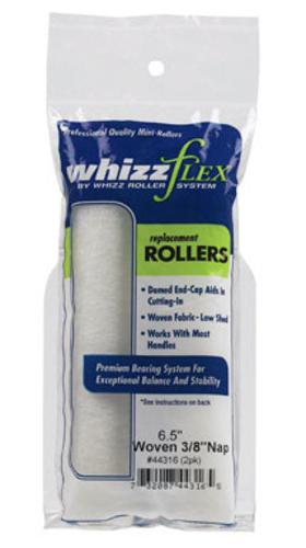 Whizz 44316 Woven Roller Cover, 6-1/2" x 3/8", White