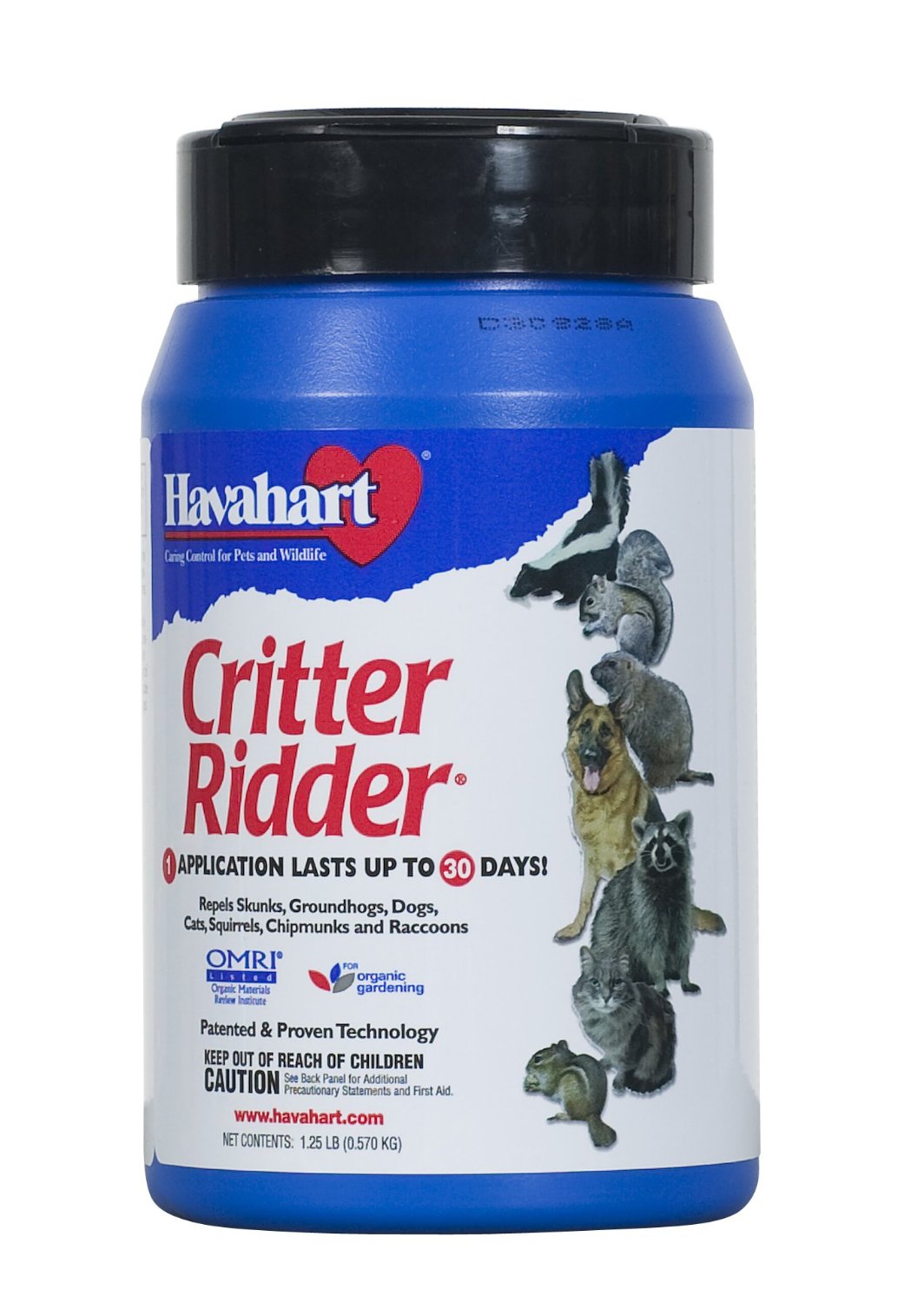 Critter Ridder 3141 Animal Repellents Granular 1.25 Lb