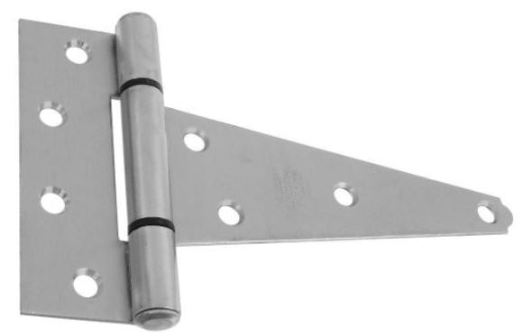 Stanley Extra Heavy Duty T-Hinge, Stainless Steel, 10"