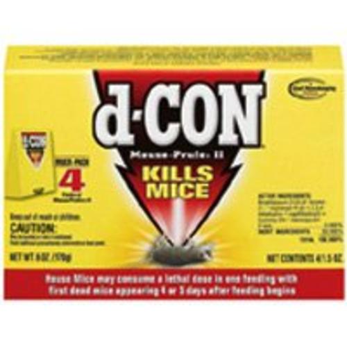 D-Con 1920000948 Multipack Mouse Prufe, 1-1/2 Oz, Box of 4