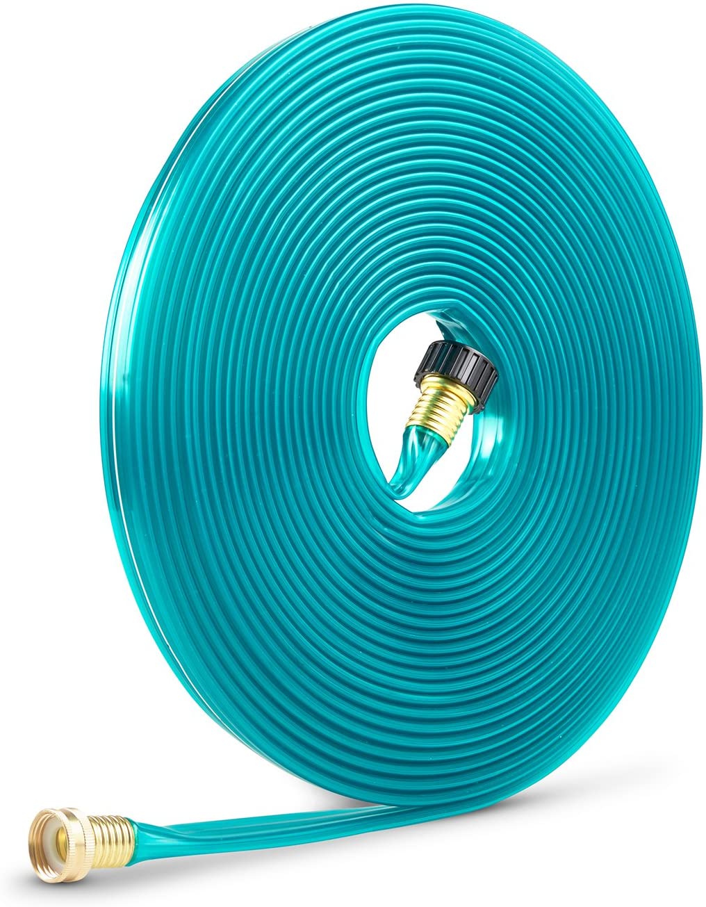 Gilmour 27142 Three Tube Sprinkler and Soaker Hose, 50', Green