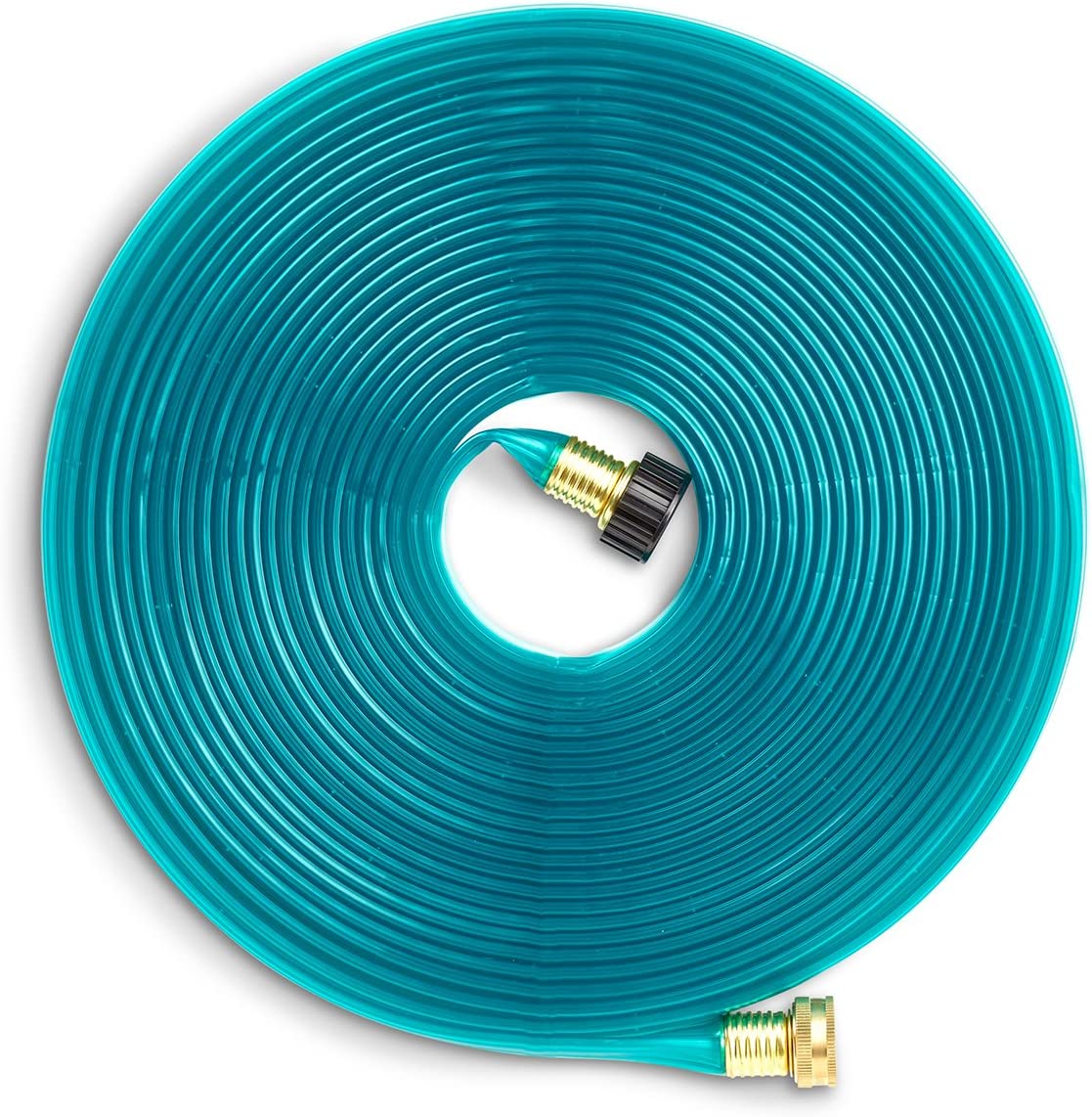 Gilmour 27142 Three Tube Sprinkler and Soaker Hose, 50', Green