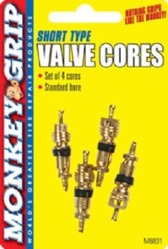 Monkey Grip M8831 Short Length Valve Core, 200 psi