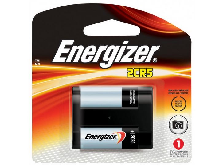 Energizer EL2CR5BP Photo Electronic Battery, 6 Volt