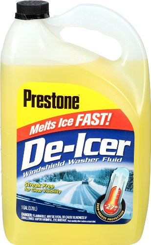 Prestone AS-250 De-Icer Windshield Washer Fluid, 1 Gallon