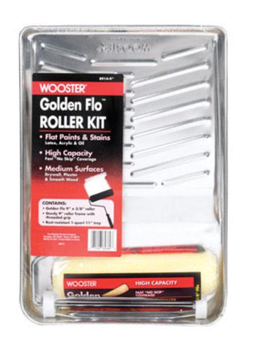 Wooster R914-9 Golden Flo Roller Kit, 3 Piece
