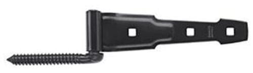 Stanley 760860 Ornamental Screw Hook & Strap Hinge, Black Coated