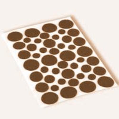 Shepherd Hardware 9425 Flet Pads, Brown, 46/Pk