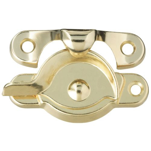 Stanley 571060 Hardware Sash Crescent Window Locks, Bright Brass