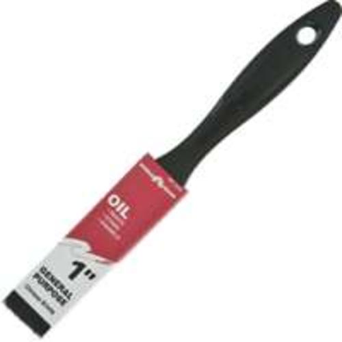 Linzer WC1620 Black Chinese Bristle Varnish/Wall Brush, 1"