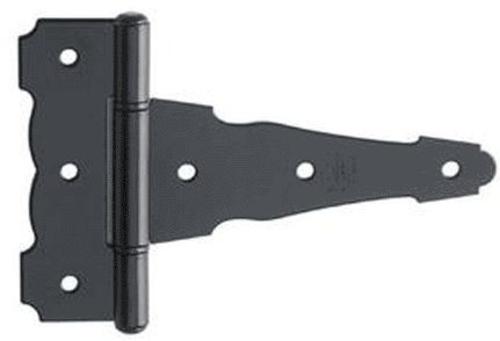 Stanley 156450 Heavy Ornamental T-Hinge, Black Coated, 4"