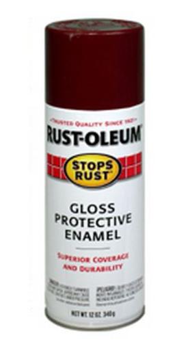 Stops Rust 7775830 Spray Paint, 12 Oz, Leather Brown