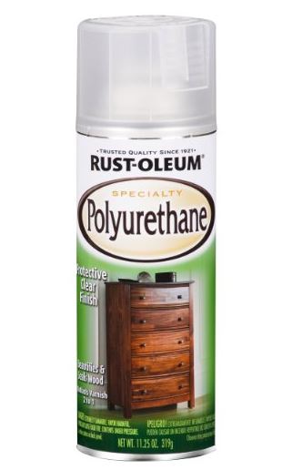 Rust-Oleum 7871-830 Polyurethane Spray, 11 Oz, Semi-Gloss