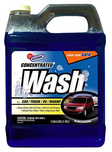 Gunk VW5 Car & Truck Wash Liquid Concentrate, 1 Gallon