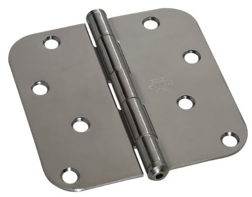 Stanley 690420 Lightweight Residential Door Hinges, Stainless Steel, 4" x 4"