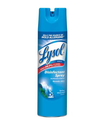 Lysol 1920079326 Disinfectant Spray, Spring Waterfall Scent, 19 Oz