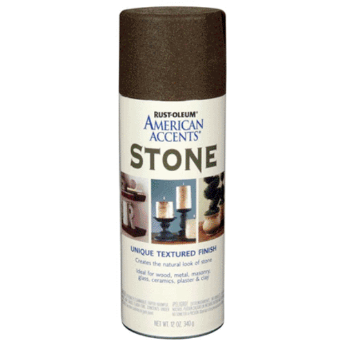 American Accents 7994830 Stone Creations Spray Paint, 12 Oz, Sienna Stone