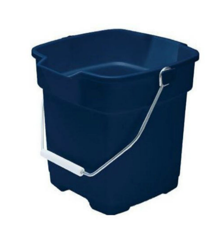 Rubbermaid FG296400ROYBL Roughneck Square Utility Bucket, 12 Quart, Plastic