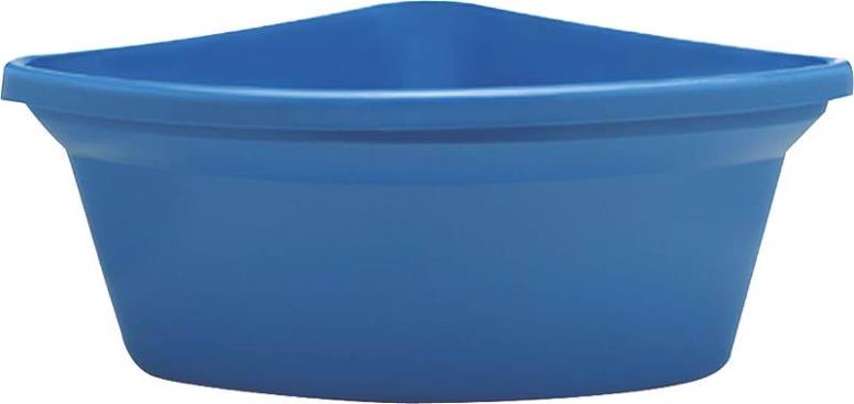 Fortex/Fortiflex CF-24B Molded Rubber Corner Feeder, 24 Qt, Blue