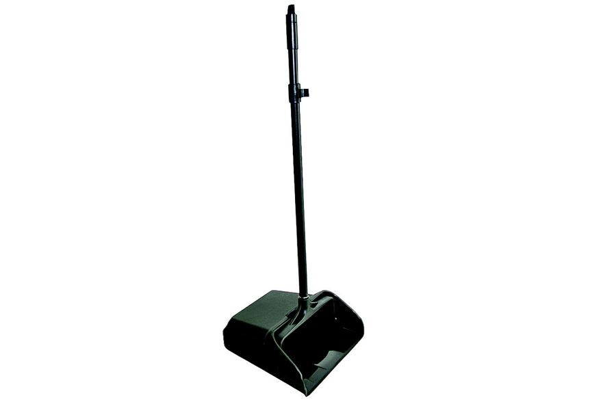 Simple Spaces 2239 Lobby Dust Pan With Wheels, Long Handle