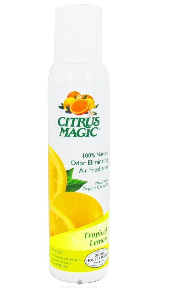 Citrus Magic 612112748 Odor Eliminating Spray, Lemon, 3.5 Oz