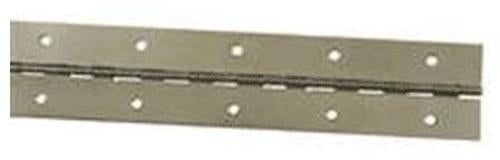 Stanley Continuous Hinges, Stainless Steel, 1.5" x 48"