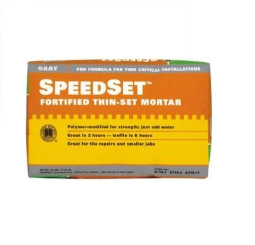 Custom Building Products SDS25 Gray Speedset Thinset 25Lb