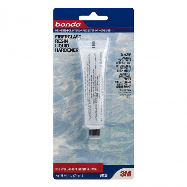 Bondo 20126 Home Solutions Fiberglass Resin Liquid Hardener, 0.74 Oz