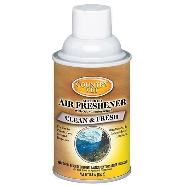 Country Vet 33-2502CVCA Metered Air Freshener, Clean & Fresh, 5.3 Oz