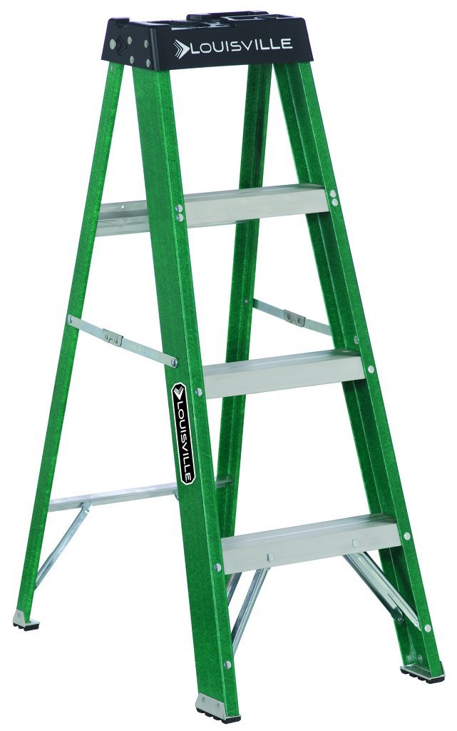 Louisville Ladder FS4004 4' Fiberglass Stepladder Type II