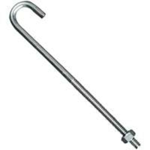 Stanley 232900 J-Bolt, 1/4" x 6", Zinc Plated