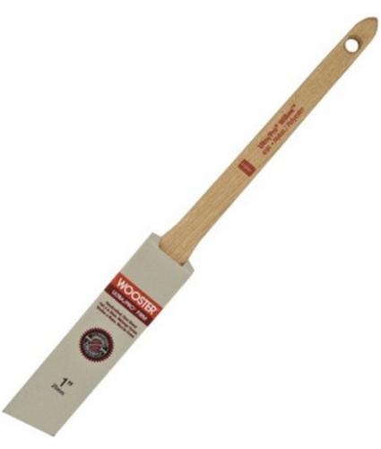 Wooster 4181-1 Ultra/Pro Firm Willow Thin Angle Sash Paint Brush, 1"