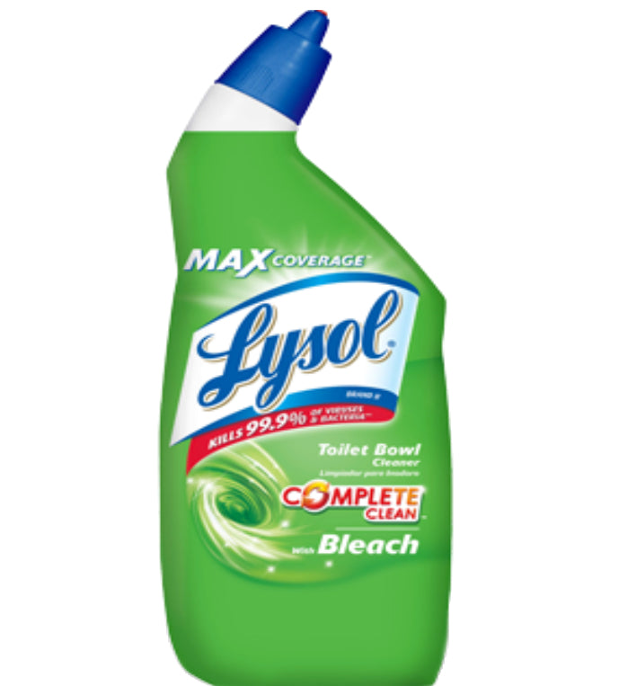 Lysol 1920075055 Power Toilet Bowl Cleaner With Bleach, 24 Oz.