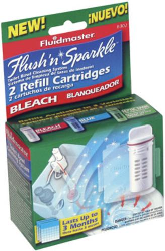 Fluidmaster 8302P8 Flush 'N Sparkle Chlorine Cartridge