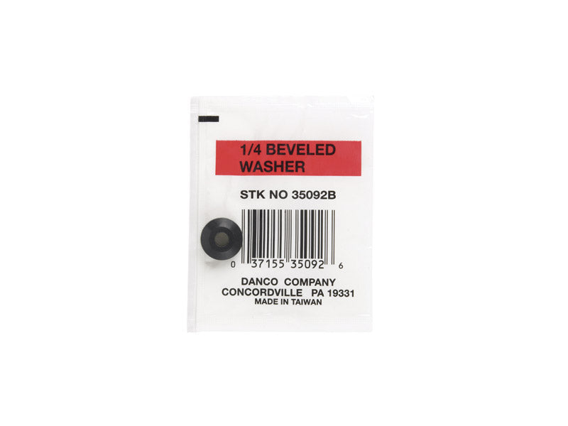 Danco 35092B Beveled Faucet Washer 9/16", Black