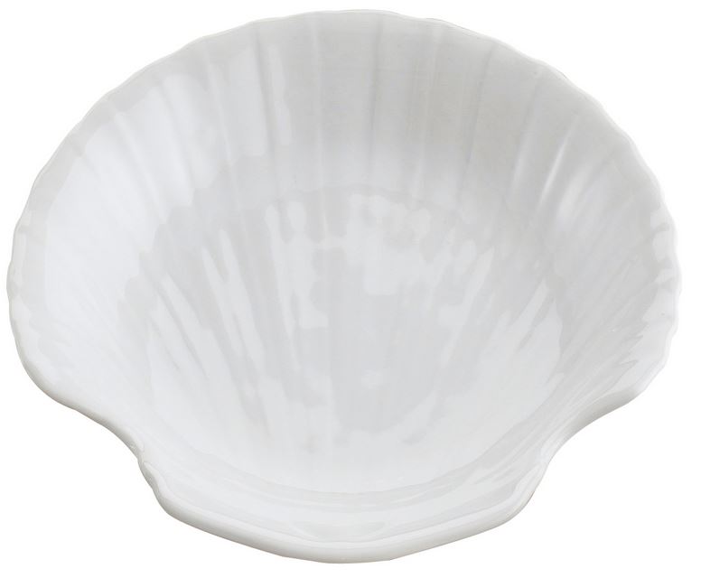 HIC 25875-7 Porcelain Shell Dish, 7"