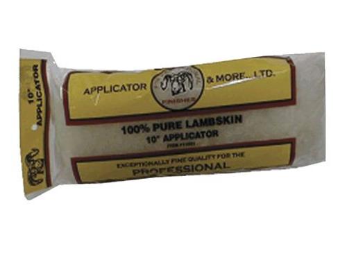 American Brush 11001 Lambskin Applicator With Threaded Wood Block, 10"