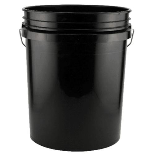 Encore Plastics 200986 Black Plastic Pail, 5 Gallon