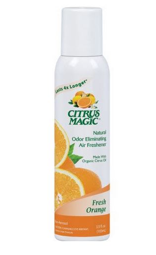 Citrus Magic 612112749 Odor Eliminating Air Freshener, 3.5 Oz, Orange