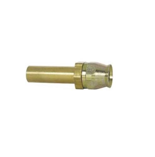Imperial 92372 Reusable Straight Tube Fitting For PTFE Hose, 1/2"x5/8"