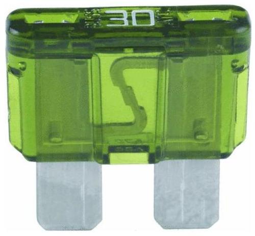 Imperial 72188 ATO/ATC Plug-In Blade Fuse, 30 Amp, Green