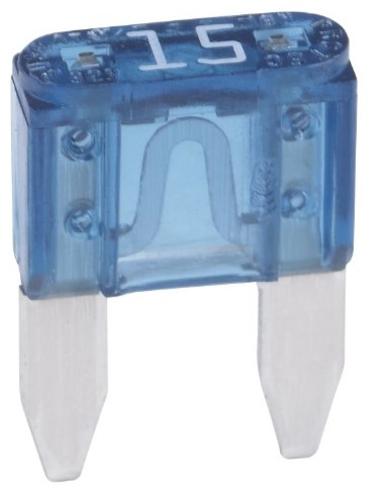 Imperial 72196 ATM Mini Fuse, 15 Amp, Blue